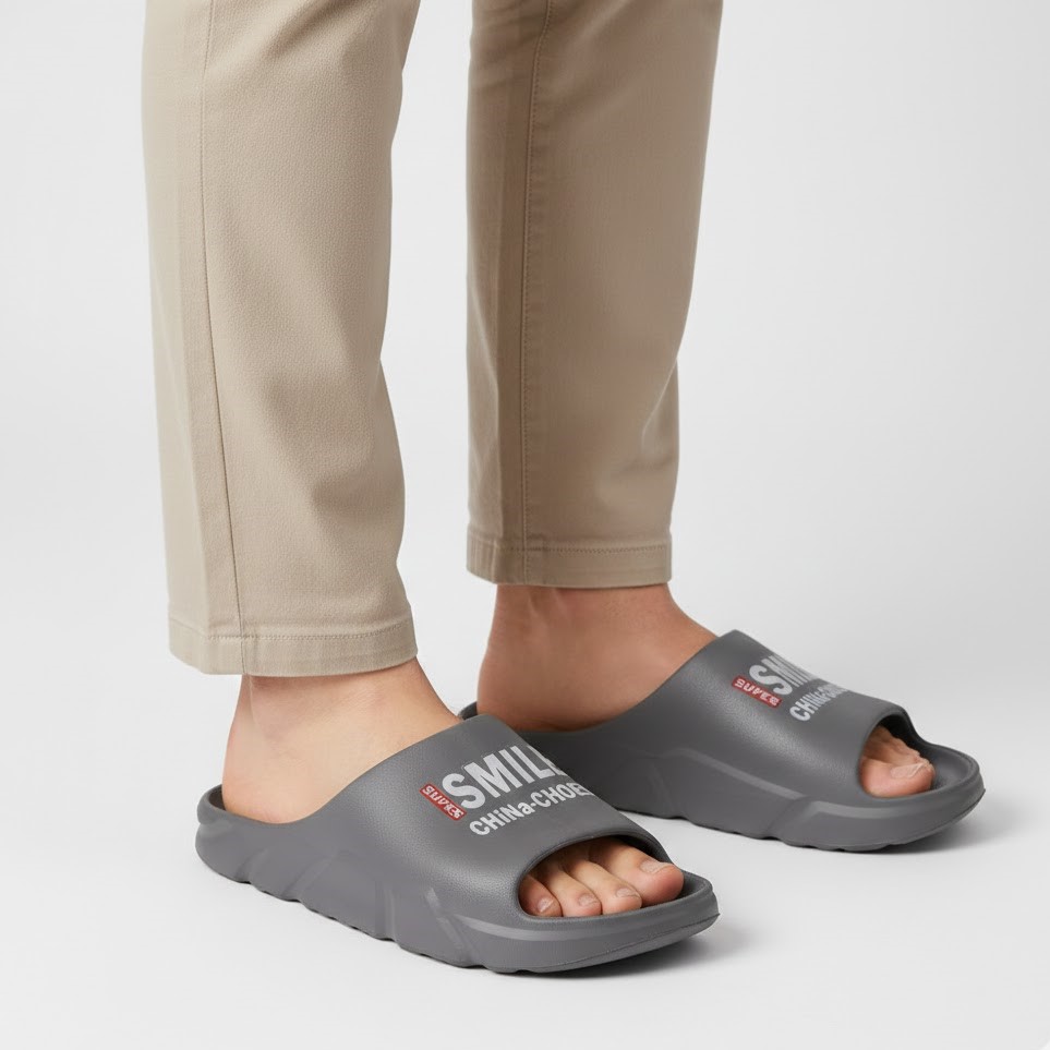 خرید آنلاین دمپایی مردانه نگاران مدل شایان اسمایل کد 13